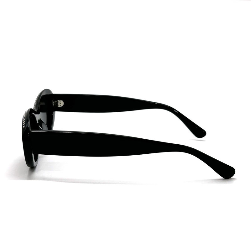 Acetaat plaat frame vrouwen klassieke vlinder zonnebrillen met Strass-AS119,ODM / OEM Factory
