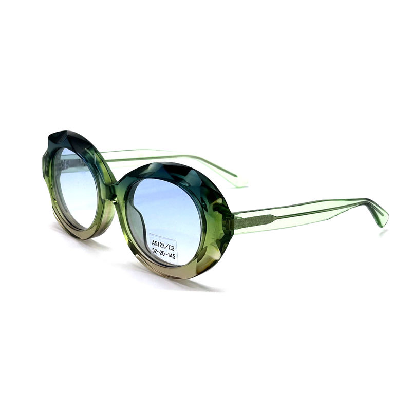 Zonnebrillen met een acetaatframe met 100% UV-bescherming-AS123, ODM/OEM Customerzied Eyeglasses Factory