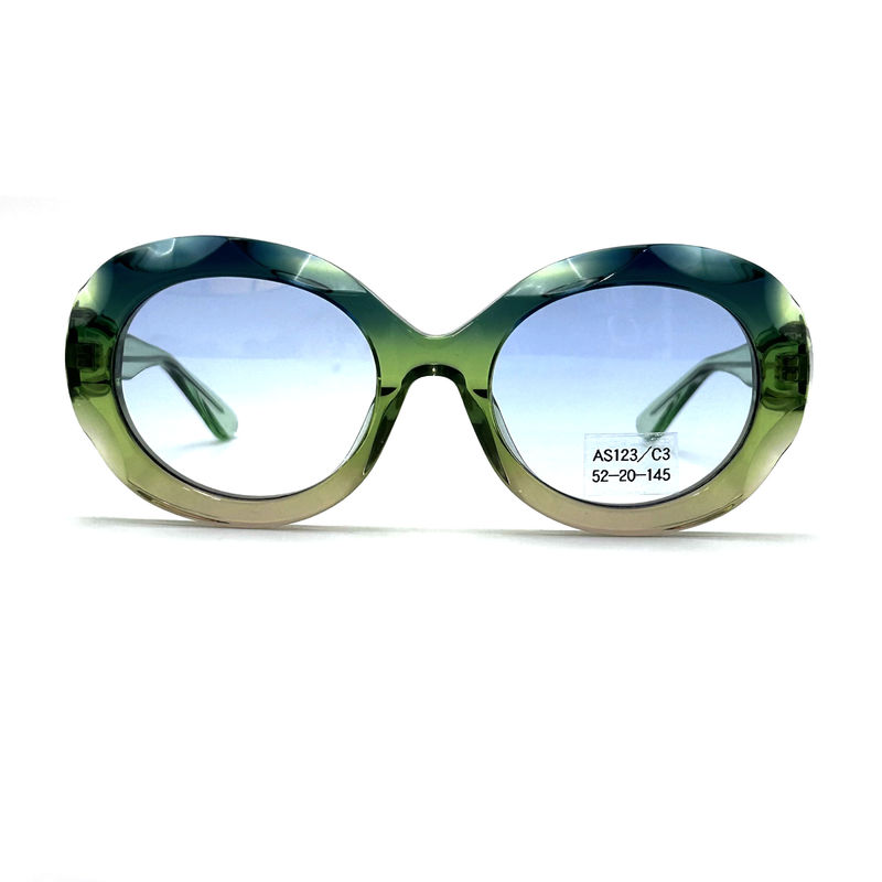 Zonnebrillen met een acetaatframe met 100% UV-bescherming-AS123, ODM/OEM Customerzied Eyeglasses Factory