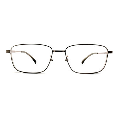 Goede prijs TF3346 Ultra licht Titanium optisch frame Classic Unisex rechthoekige bril online