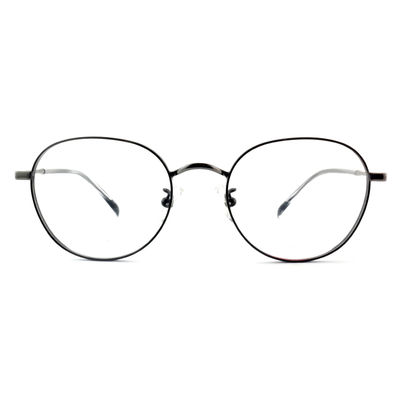 Goede prijs FM2571 Roestvrij optische bril Frames, Unisex Full Rim Round Frame online