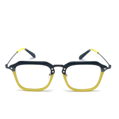 Goede prijs BD124 Op maat gemaakte frame kleur Acetaat metalen frames met 142mm tempel lengte online