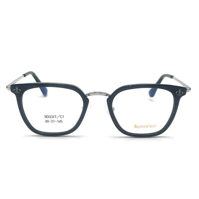 Goede prijs BD004T Vintage-achtige acetaatmetalen frames voor mannen - Modieus bril online