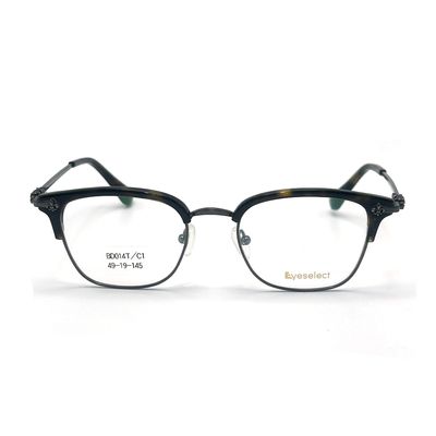 Goede prijs BD014 Vierkante Acetaat Metalen Frames verkrijgbaar in 145mm Tempel Lengte online