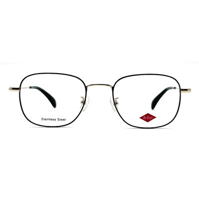 Goede prijs FM3220 Vierkante roestvrijstalen metalen frame Unisex optische bril 51mm Lensbreedte online