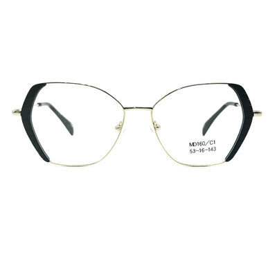 Goede prijs MD160 Vierkant Unisex optisch metalen frame van roestvrij staal online