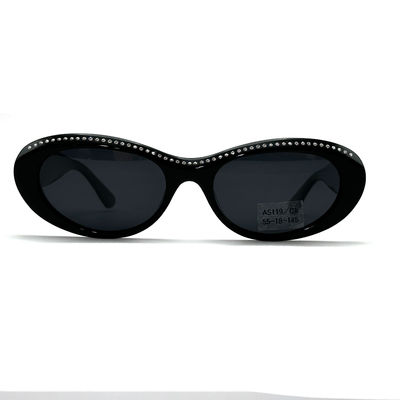 Goede prijs Acetaat plaat frame vrouwen klassieke vlinder zonnebrillen met Strass-AS119,ODM / OEM Factory online